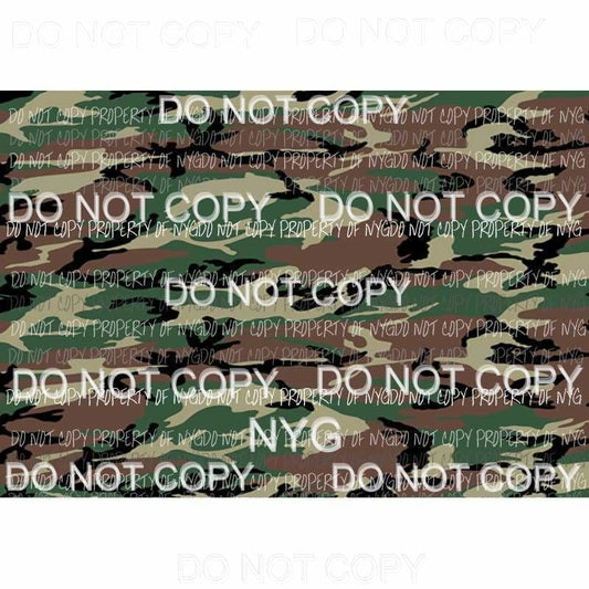 Camo Sheet #1 Sublimation transfers 13 x 9 inches Heat Transfer