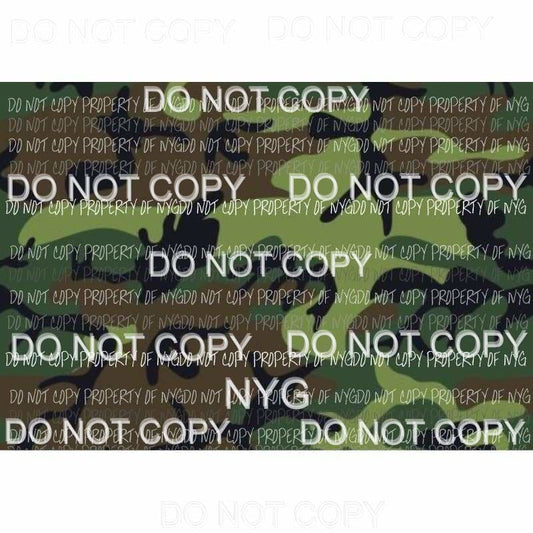 Camo Sheet #3 Sublimation transfers 13 x 9 inches Heat Transfer