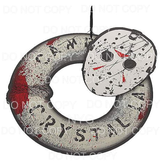 Camp Crystal Jason Mask Friday The 13th Sublimation 