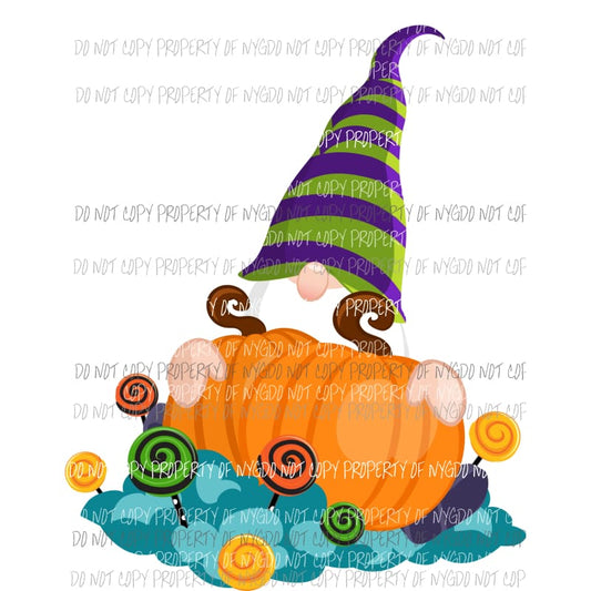 candy gnome 3 Sublimation transfers Heat Transfer