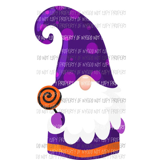 candy gnome Sublimation transfers Heat Transfer