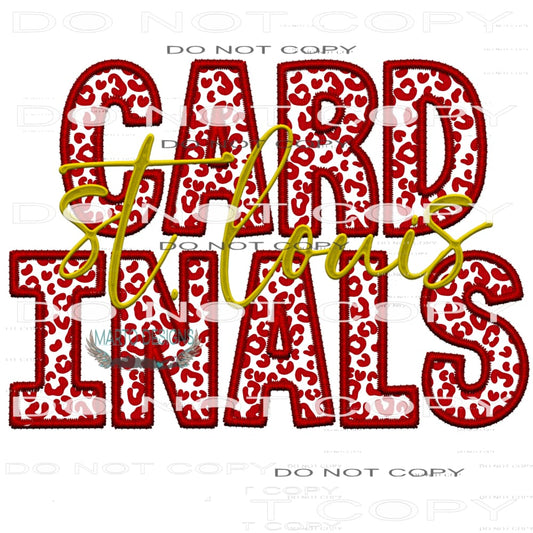 Cardinals St Louis #7862 Sublimation transfers - Heat