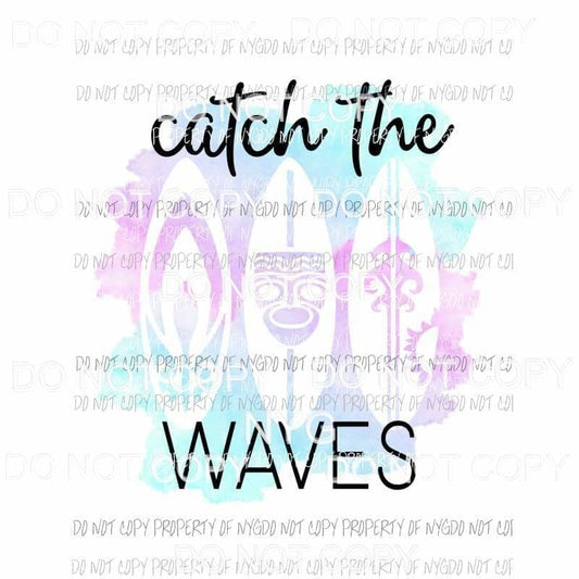 Catch The Waves surfboards Sublimation transfers Heat Transfer