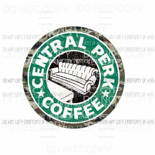 Central Perk Coffee #1 couch camo Sublimation transfers Heat Transfer