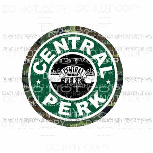 Central Perk Coffee #2 camo Sublimation transfers Heat Transfer
