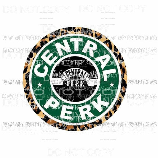 Central Perk Coffee #3 leopard Sublimation transfers Heat Transfer