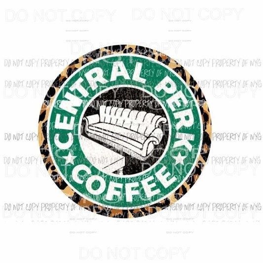 Central Perk Coffee #4 couch leopard Sublimation transfers Heat Transfer