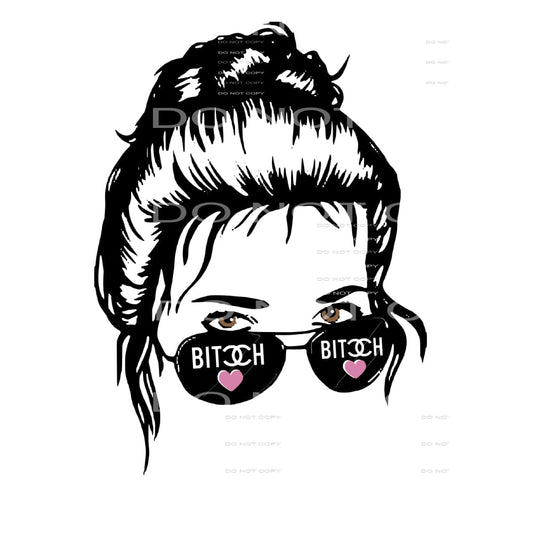 chanel messy bun #4358 Sublimation transfers - Heat Transfer