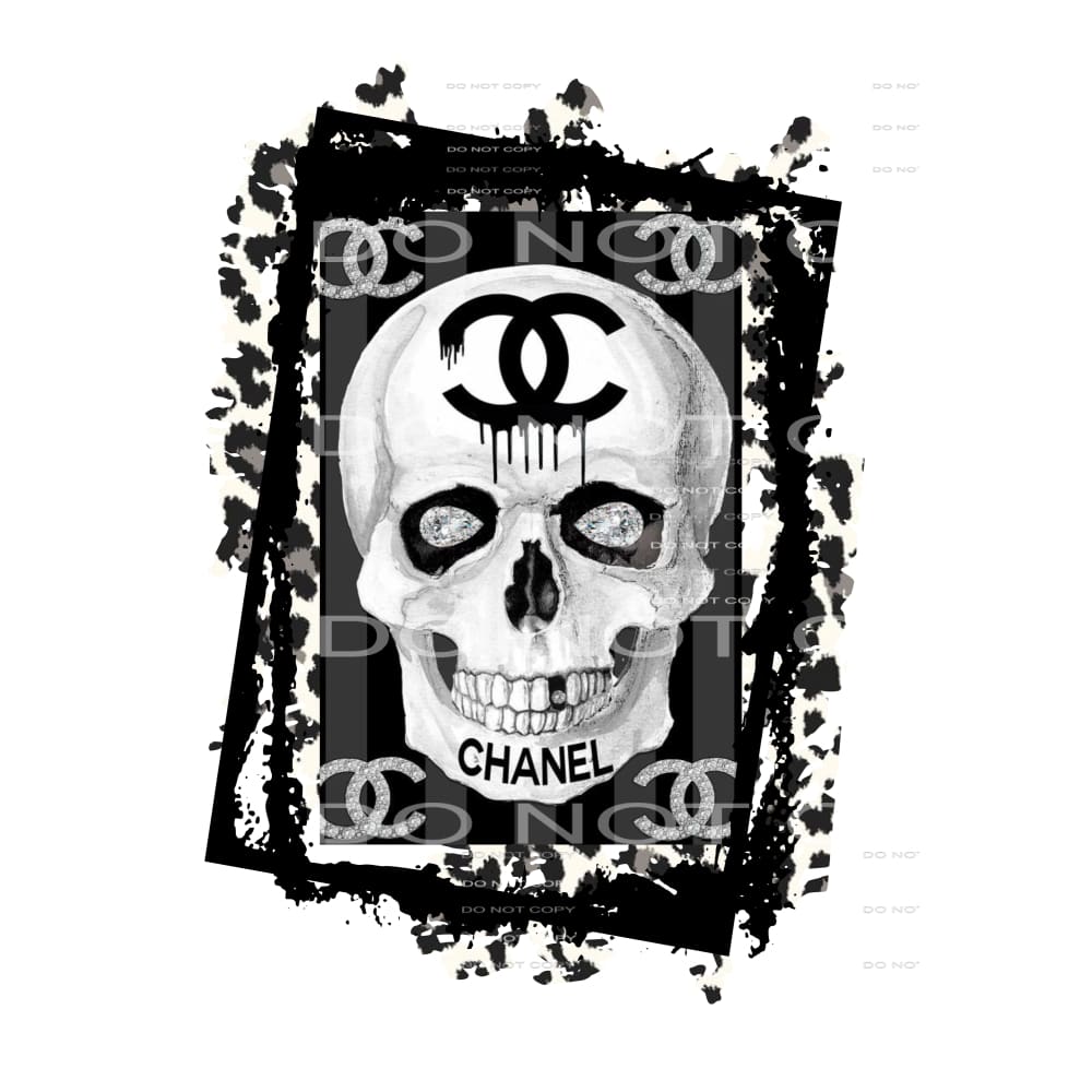 chanel skull 1 Sublimation transfers - Heat Transfer