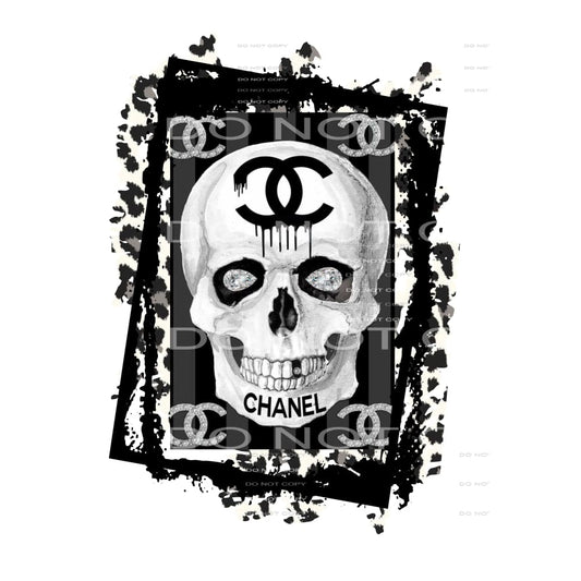 chanel skull 1 Sublimation transfers - Heat Transfer