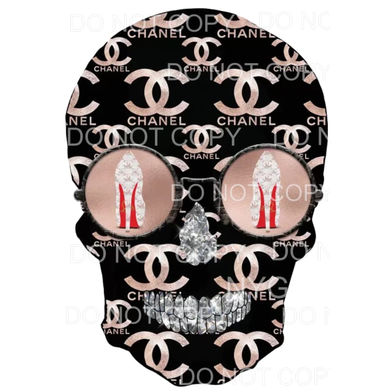 Chanel Skull # 13 Sublimation transfers - Heat Transfer