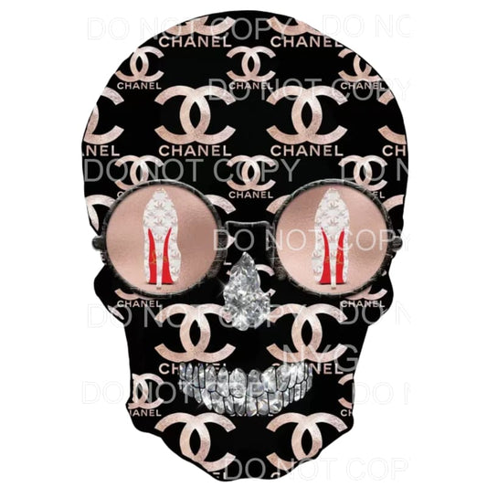 Chanel Skull # 13 Sublimation transfers - Heat Transfer