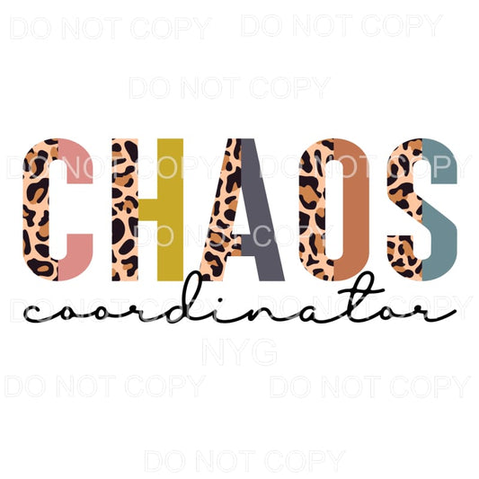 Chaos Coordinator Half Leopard #704 Sublimation transfers - 