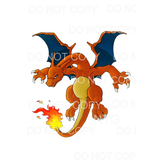 Charizard # 2 Sublimation transfers - Heat Transfer