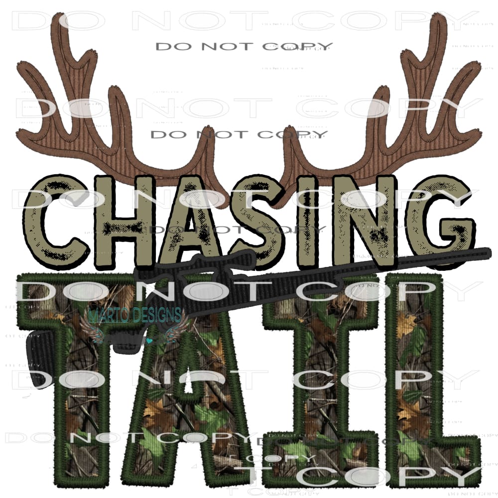 Chasing Tail #7498 Sublimation transfers - Heat Transfer