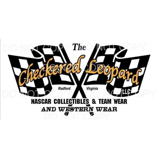 Checkered Leopard custom Sublimation transfers - Heat 
