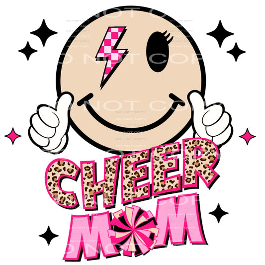 Cheer Mom #4316 Sublimation transfers - Heat Transfer