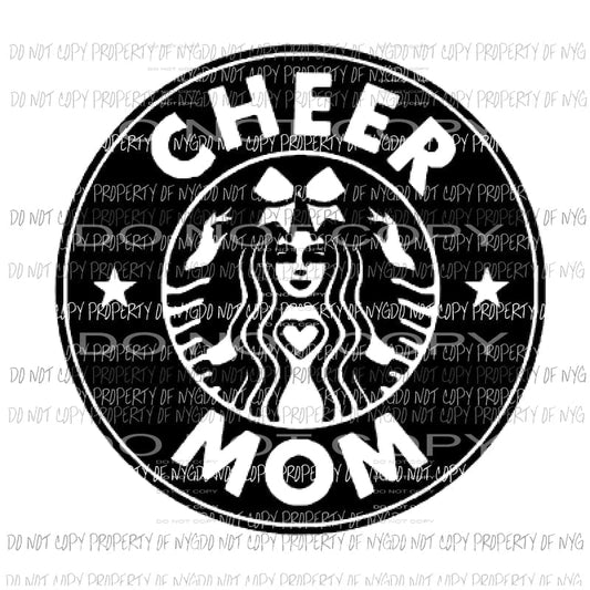 Cheer Mom starbucks Sublimation transfers Heat Transfer