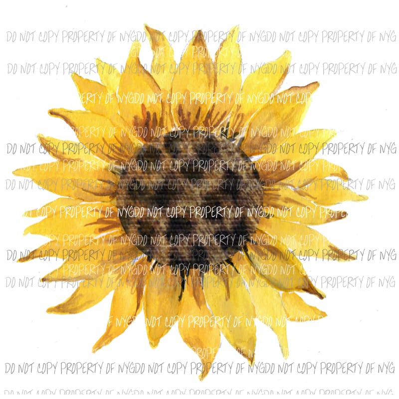 Cheetah Sunflower Sublimation transfers Heat Transfer