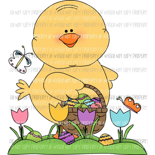 Chick egg hunt Sublimation transfers Heat Transfer