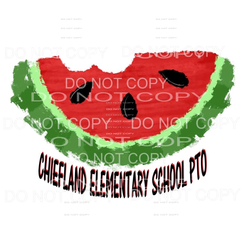 Chiefland PTO watermelon Sublimation transfers - Heat 