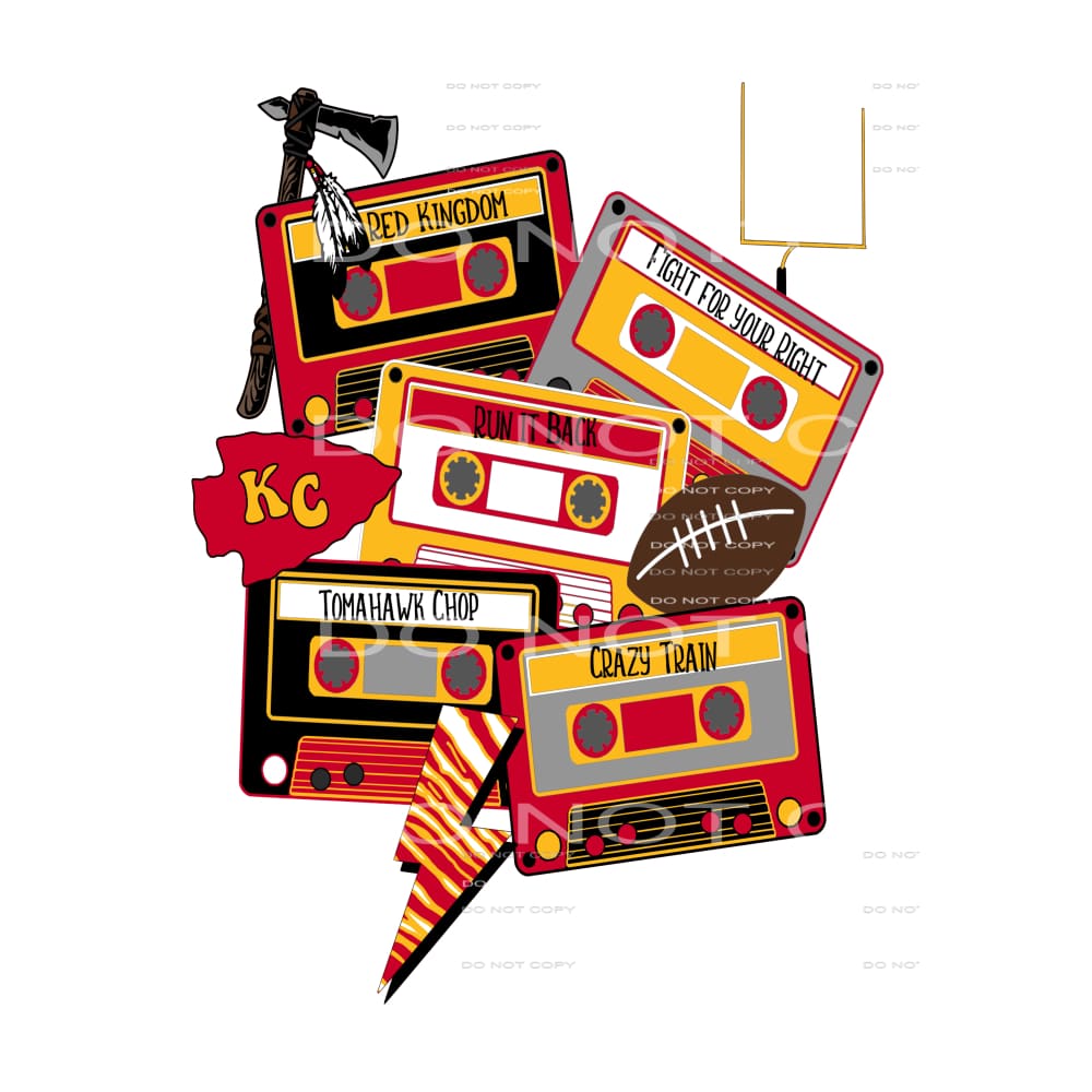 chiefs # 1033 Sublimation transfers - Heat Transfer