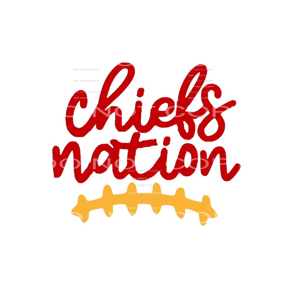 Chiefs # 1038 Sublimation transfers - Heat Transfer