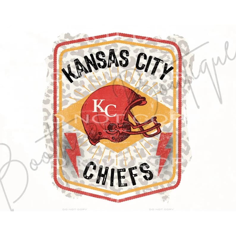 Chiefs # 8015 Sublimation transfers - Heat Transfer Graphic