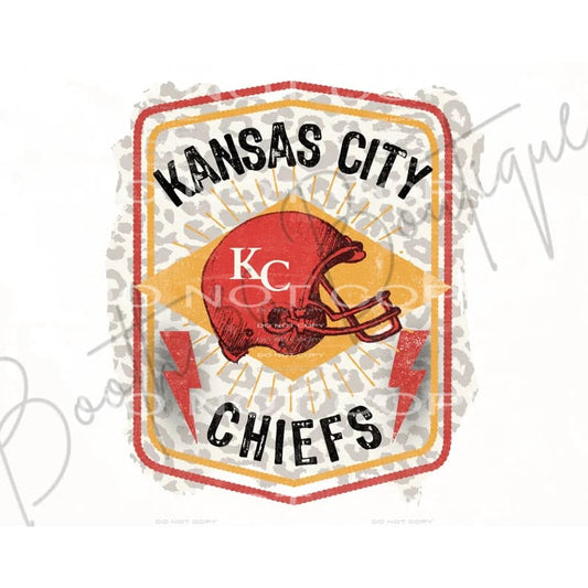 Chiefs # 8015 Sublimation transfers - Heat Transfer Graphic
