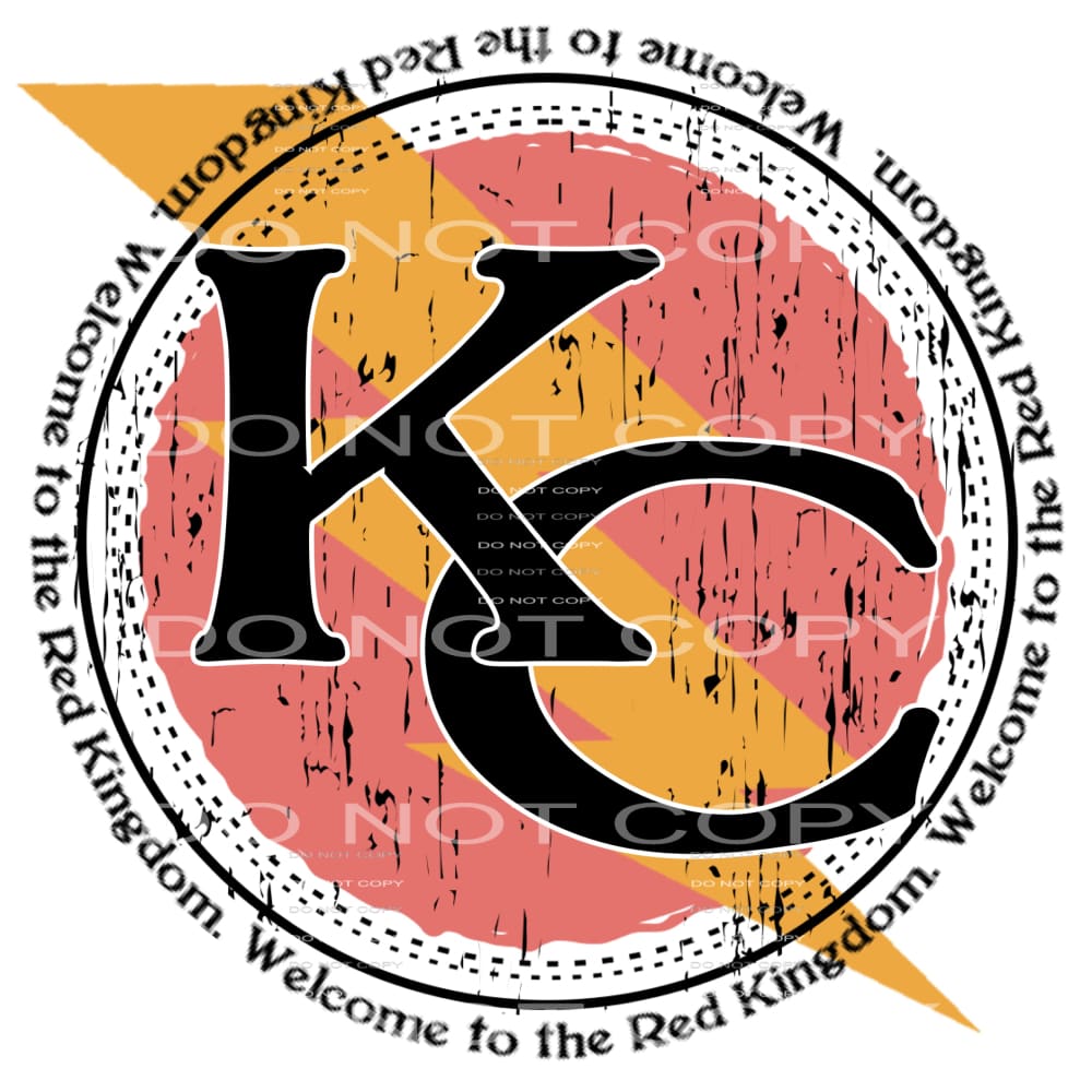 Chiefs # 8023 Sublimation transfers - Heat Transfer Graphic