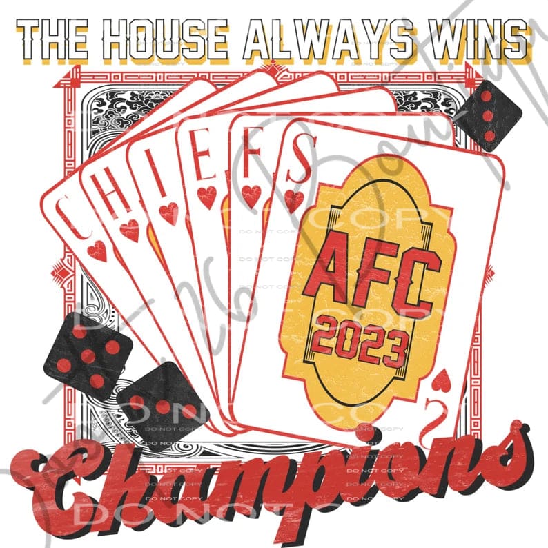 Chiefs # 8031 Sublimation transfers - Heat Transfer Graphic