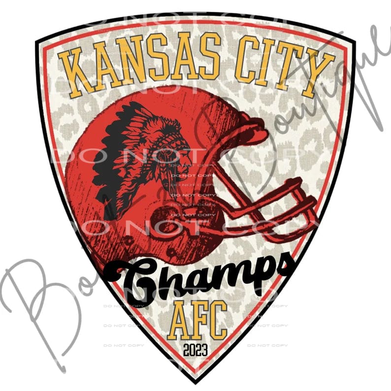 Chiefs # 8032 Sublimation transfers - Heat Transfer Graphic