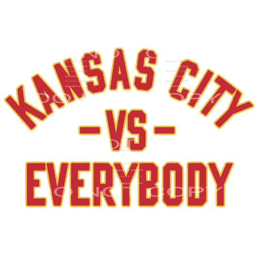 Chiefs # 8037 Sublimation transfers - Heat Transfer Graphic