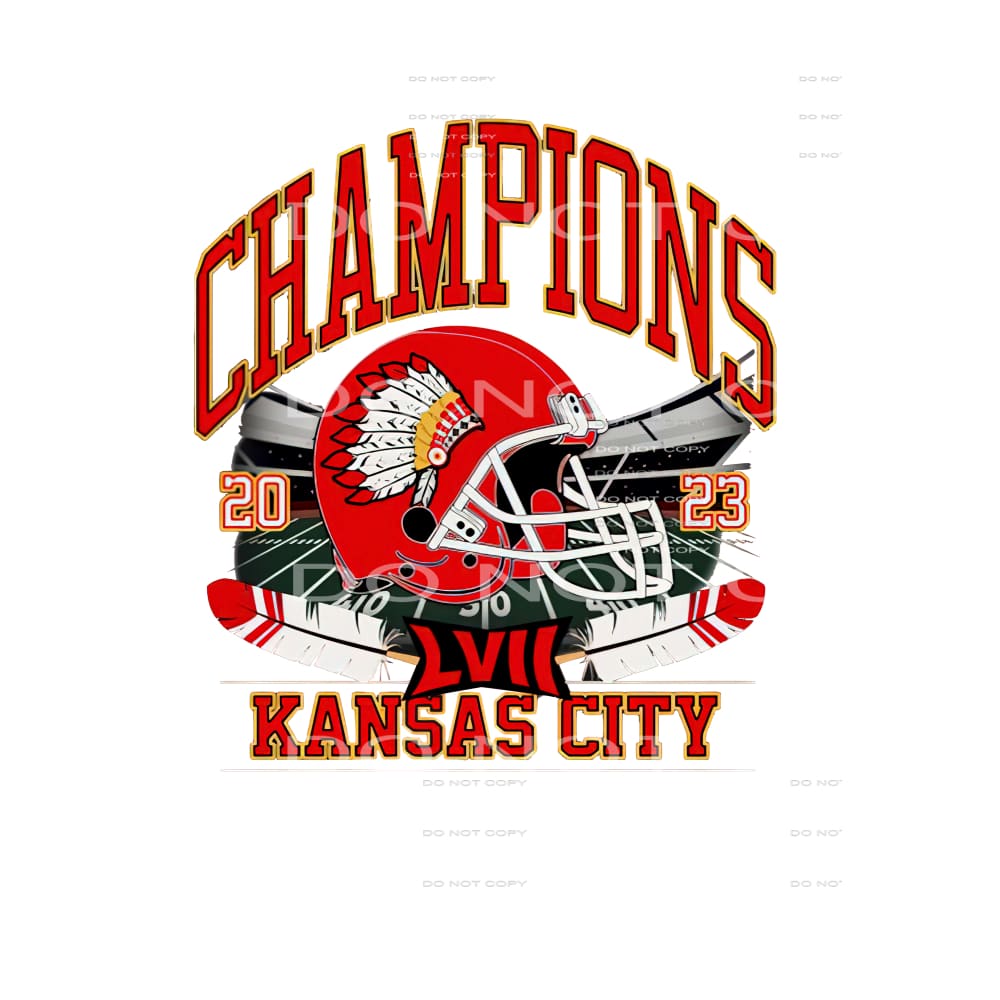 CHIEFS # 9982 Sublimation transfers - Heat Transfer Graphic