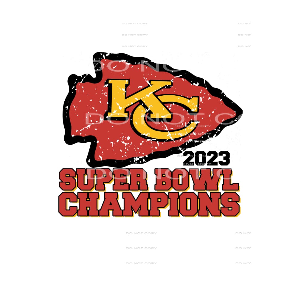 Chiefs # 9985 Sublimation transfers - Heat Transfer Graphic