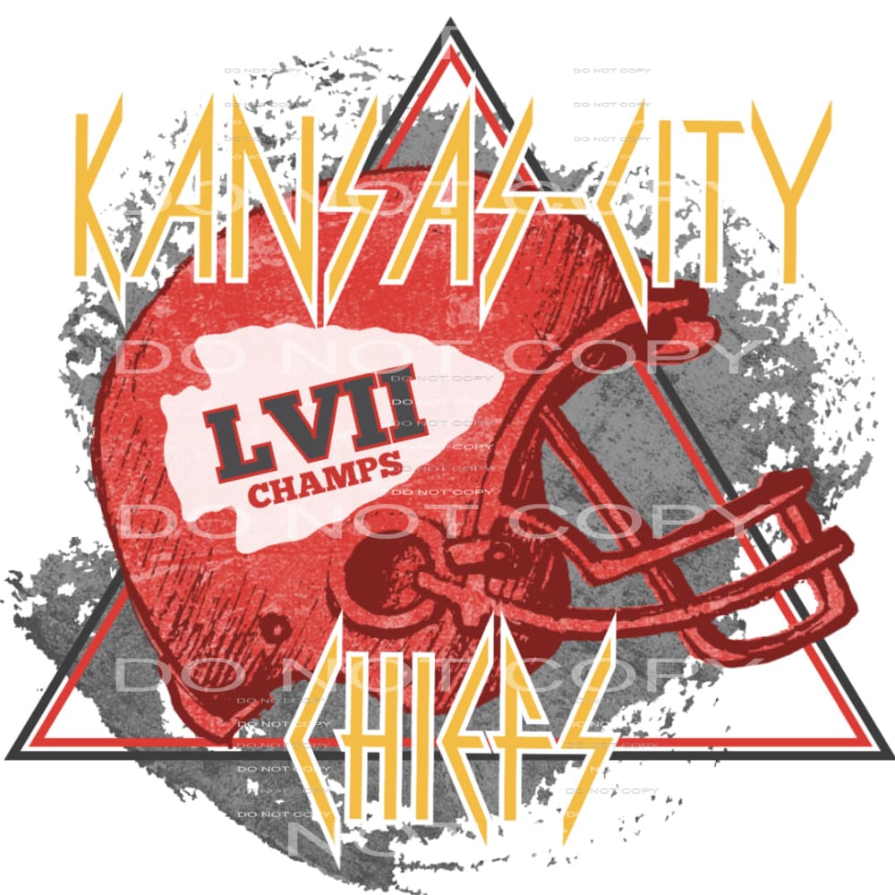 Chiefs # 9987 Sublimation transfers - Heat Transfer Graphic