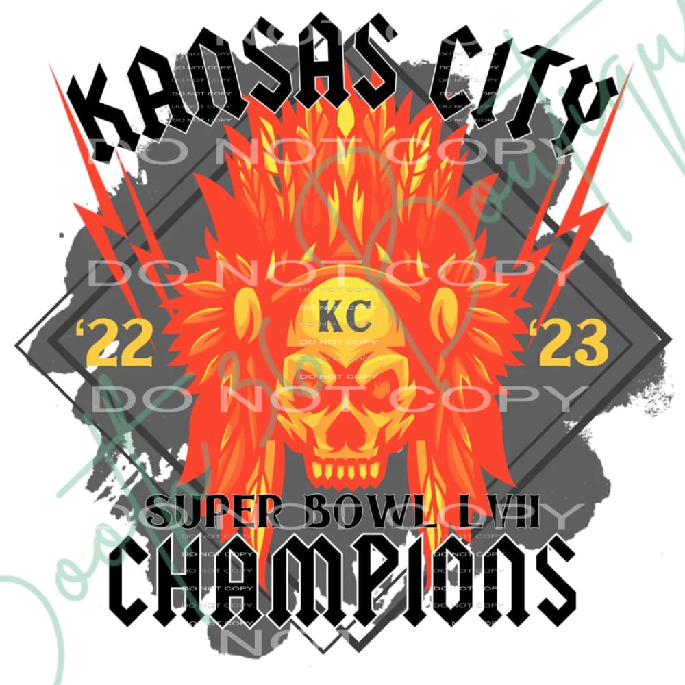 Chiefs # 9990 Sublimation transfers - Heat Transfer Graphic