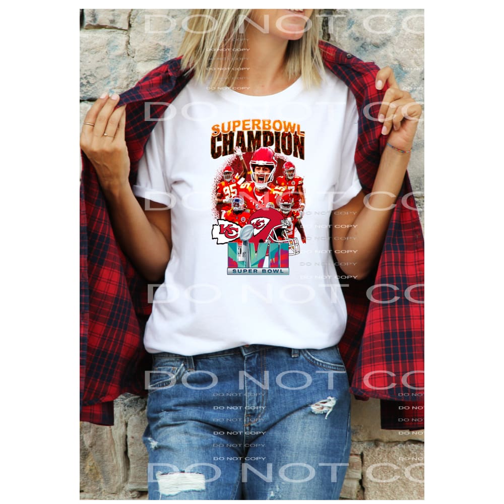 CHIEFS # 9995 Sublimation transfers - Heat Transfer Graphic
