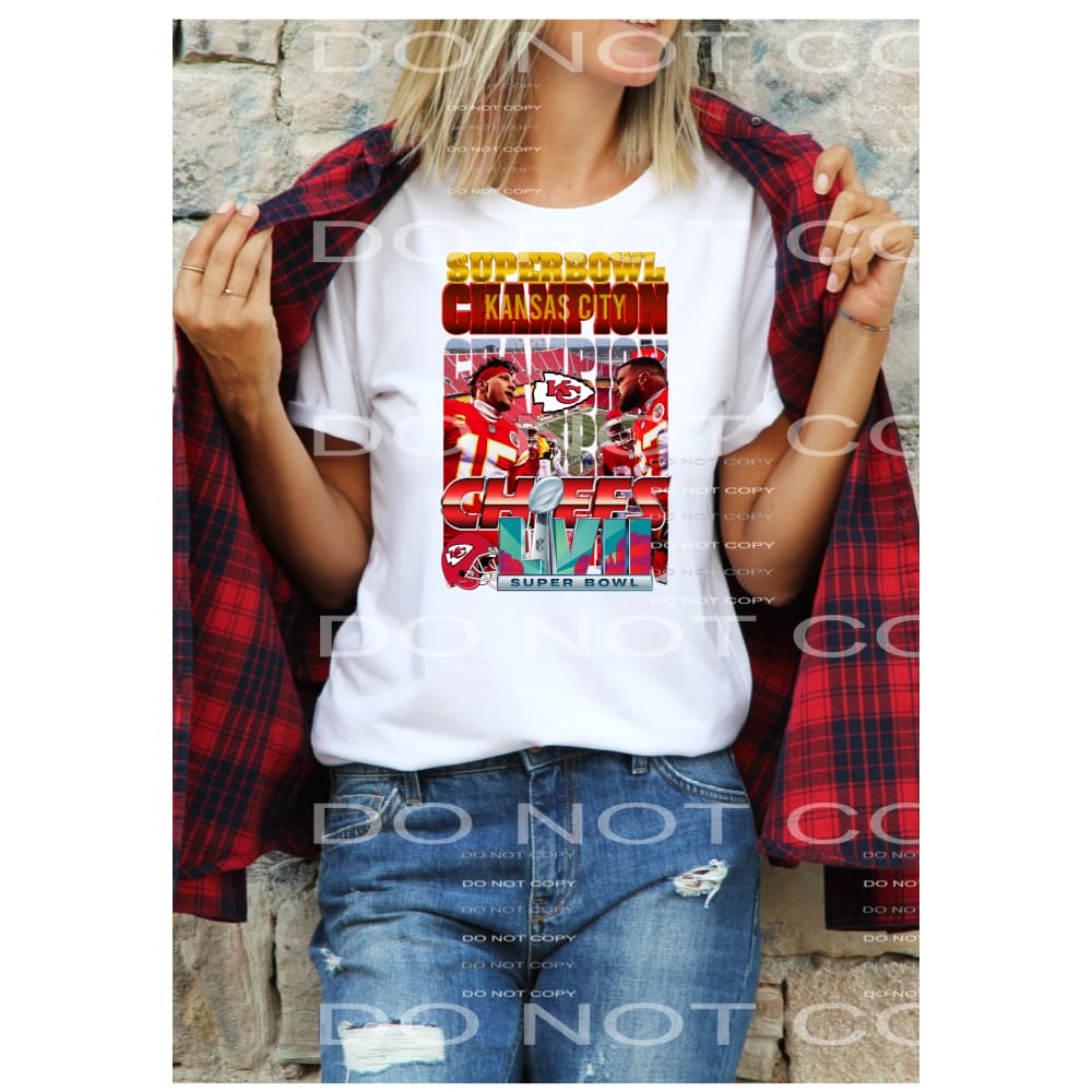 CHIEFS # 9996 Sublimation transfers - Heat Transfer Graphic