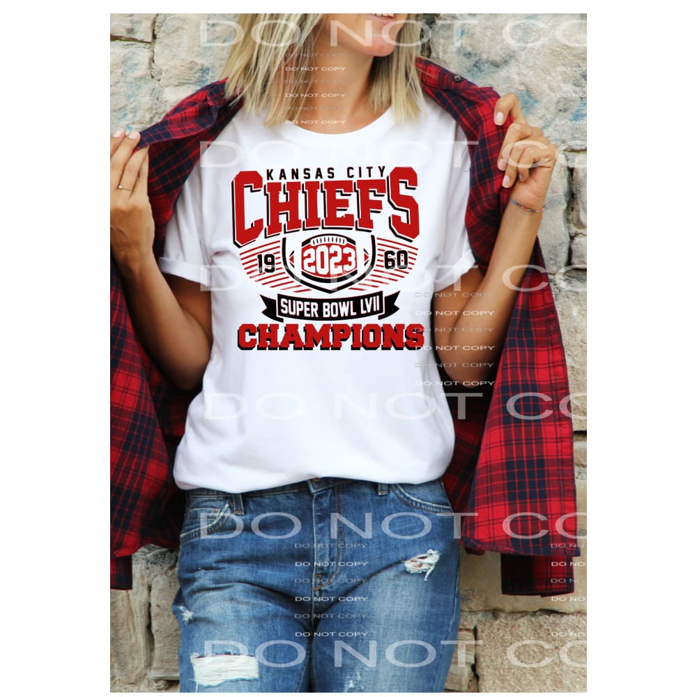 CHIEFS # 9998 Sublimation transfers - Heat Transfer Graphic