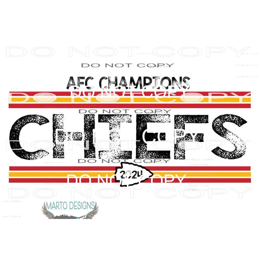 chiefs afc 2024 Sublimation transfers - Heat Transfer