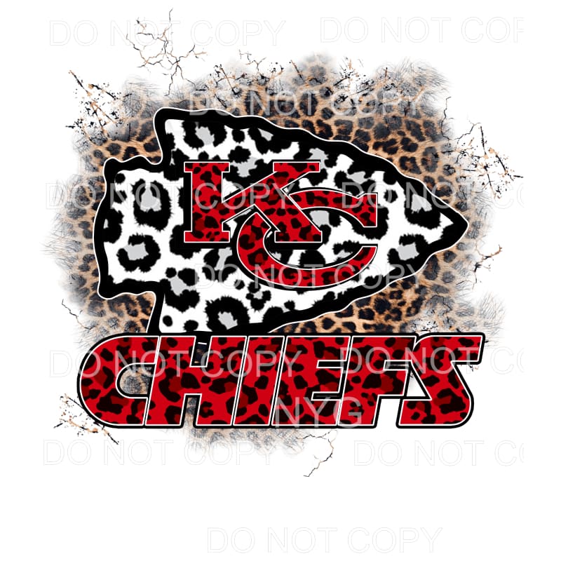 Chiefs Football # 822 Sublimation transfers - Heat Transfer