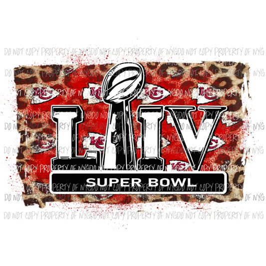 Chiefs KC Superbowl Champs # 5 Sublimation transfers Heat Transfer