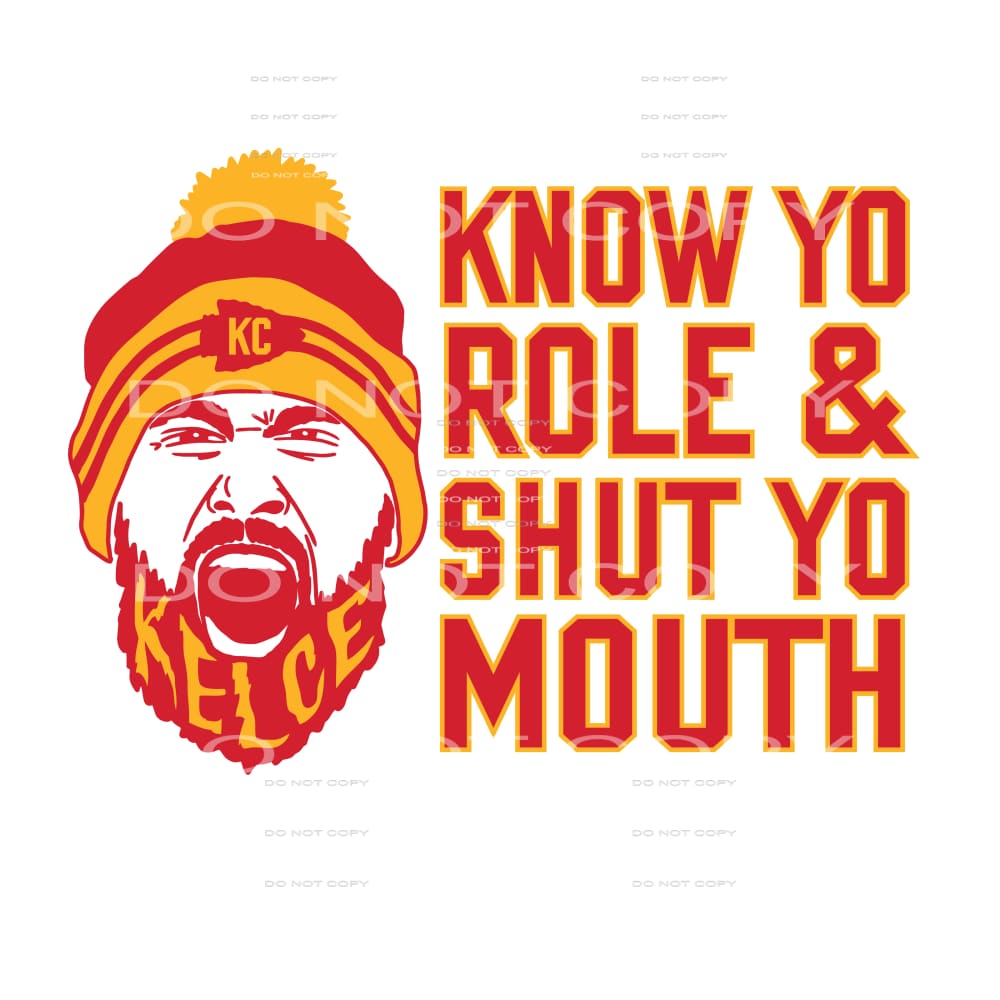 Chiefs kelce # 8041 Sublimation transfers - Heat Transfer
