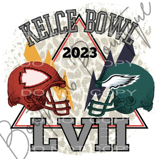 Chiefs kelce Bowl # 8017 Sublimation transfers - Heat