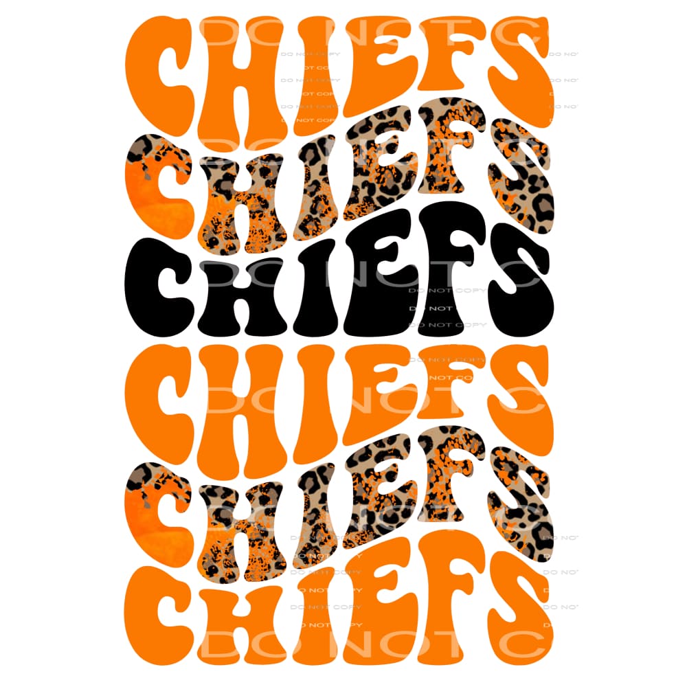 Chiefs Orange # 22663 Sublimation transfers - Heat Transfer