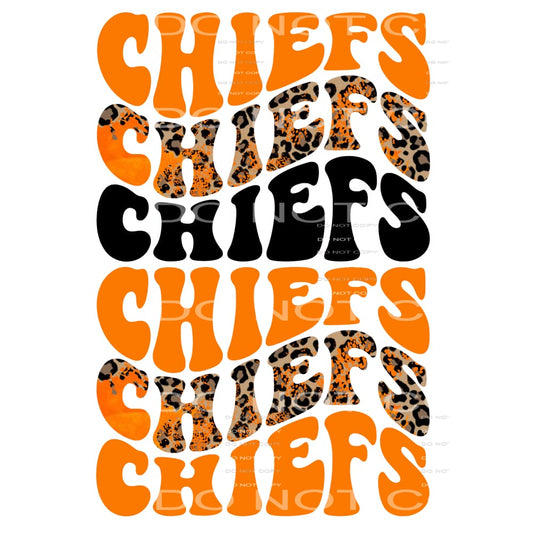 Chiefs Orange # 22663 Sublimation transfers - Heat Transfer