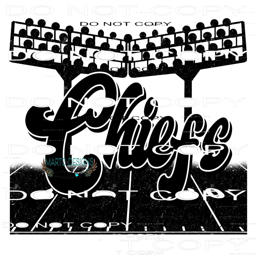 Chiefs stadium Sublimation transfers - Heat Transfer Graphic