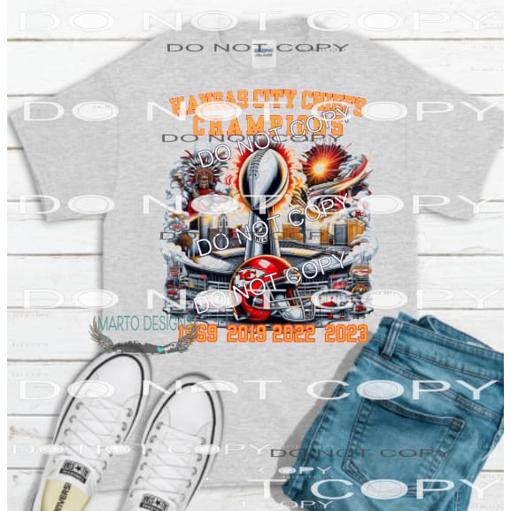 Chiefs Superbowl 20 Sublimation transfers - Heat Transfer