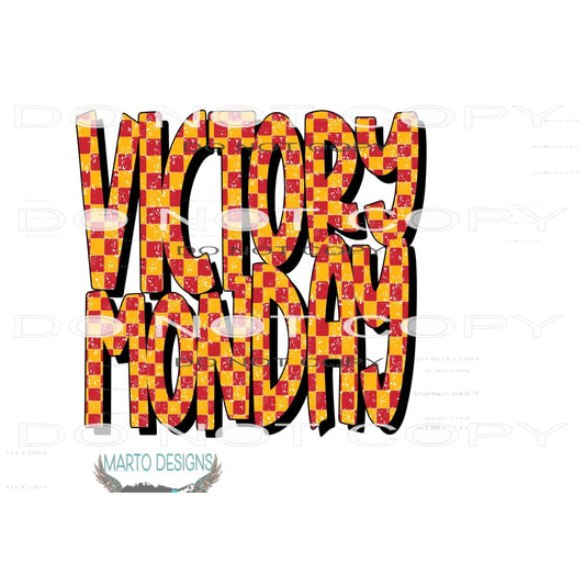 chiefs victory monday # 9945 Sublimation transfers - Heat